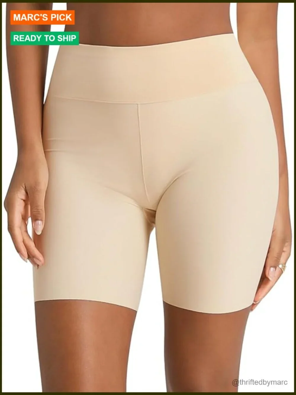 Cooling Slip Shorts for Under Dresses - Anti-Chafing Seamless Boyshort High